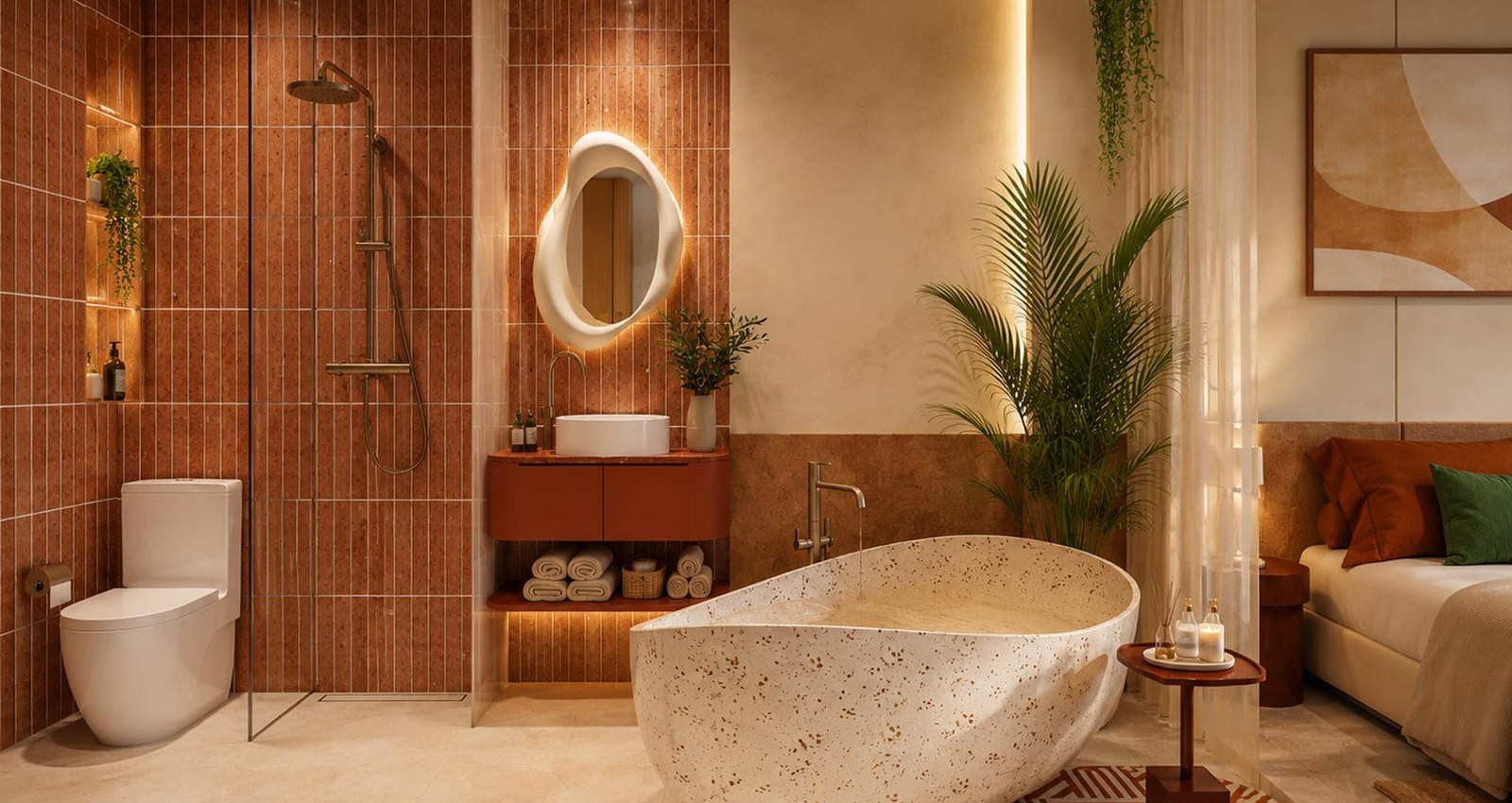 Phối cảnh nội thất căn hộ du lịch Q Topia